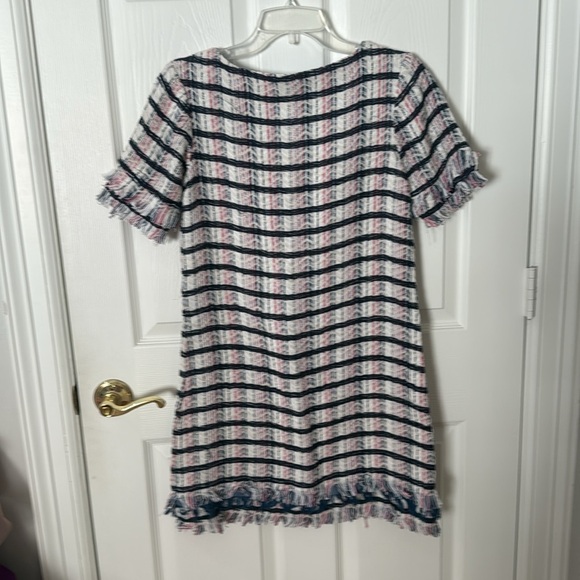 HOLDING HORSES Anthropologie Pink and Blue Casual Dress size 0 - Picture 4 of 4